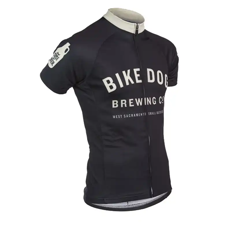 black dog cycling jersey