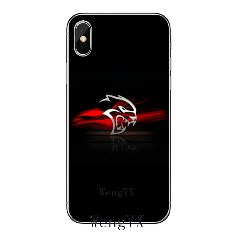 Для iPhone 11 pro XR X XS Max 8 7 6s plus SE 5s 5c iPod Touch 5 6 Чехол Dodge Challenger STR Ram Demon Logo - Цвет: Demon-Logo-A-03