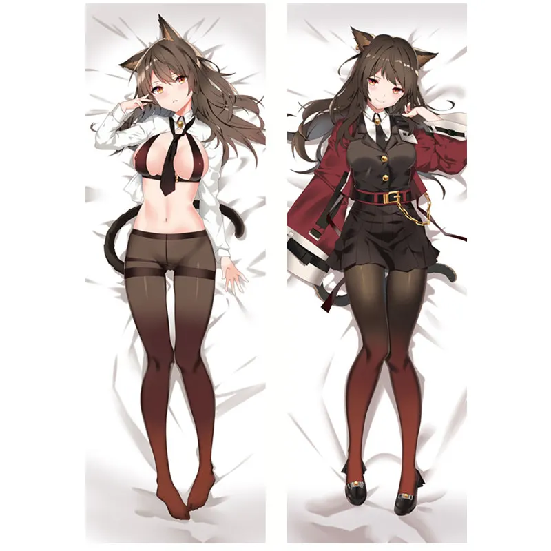 Горячая Аниме игра Arknights наволочка Dakimakura сексуальная девушка 3D двухсторонняя постельные принадлежности обнимая Наволочки для подушек настроить AR02A - Color: Peach skin