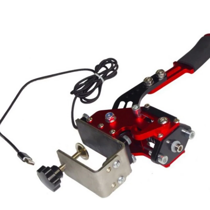 

For PS4 USB Handbrake Racing Games for Clamp Logitech G295/G27/G29/G920 T300RS Brake System Handbrake with Fixture Replacement P