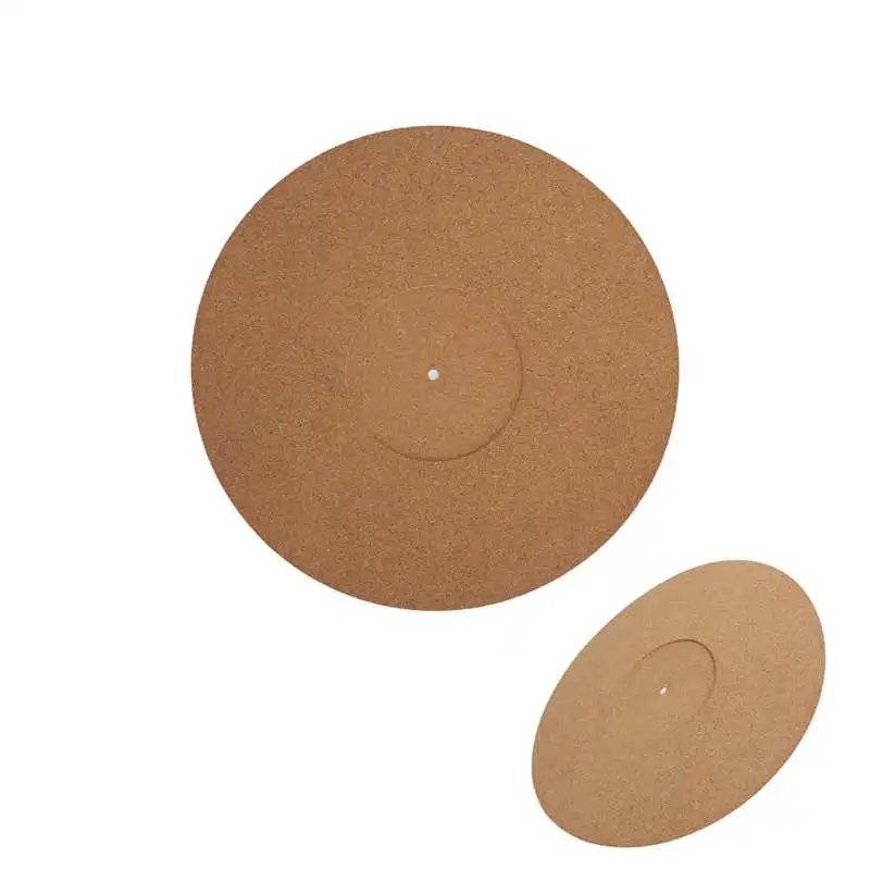 12in Record Pad Soft Cork Anti-Static Vinyl Mat Turntable Slipmat Pad Diameter 295mm Audio Controller Phonograph Accessories turntable mat