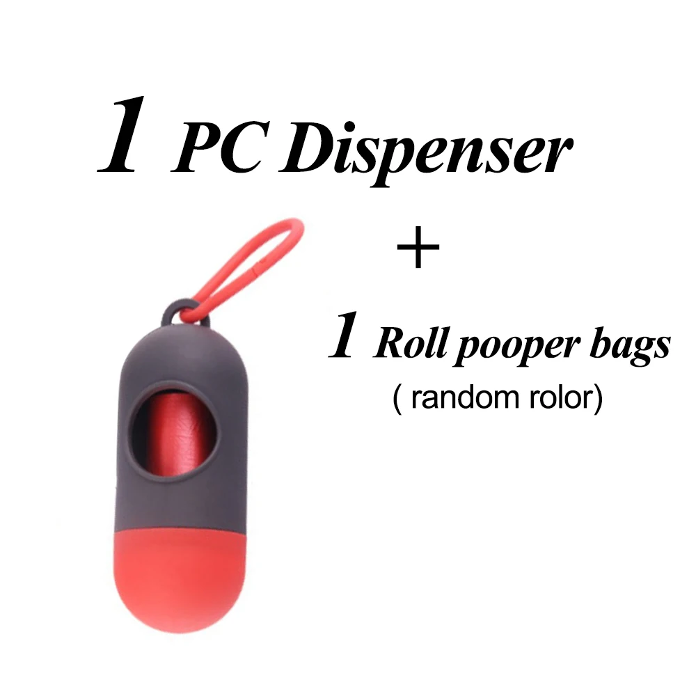 gray red-pr0009 Аксессуары для собак Pet Pooper Scooper собака сумка принадлежности для домашних животных переносные мешки для отходов кошка Pooper PG004 - Цвет: gray red-pr0009