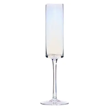

Goblet Cup Rainbow Crystal Champagne Cocktail Glass Drinking Wine Glasses Wedding Creative Home Party Bar Juice Dringking Cup