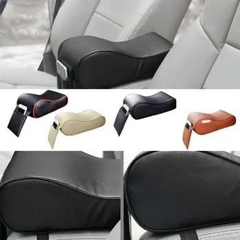 

Low price Car Seat Cover Soft Leather Auto Center Armrest Console Box Armrest Seat Protective Pad Car Arm Rest Top Cover