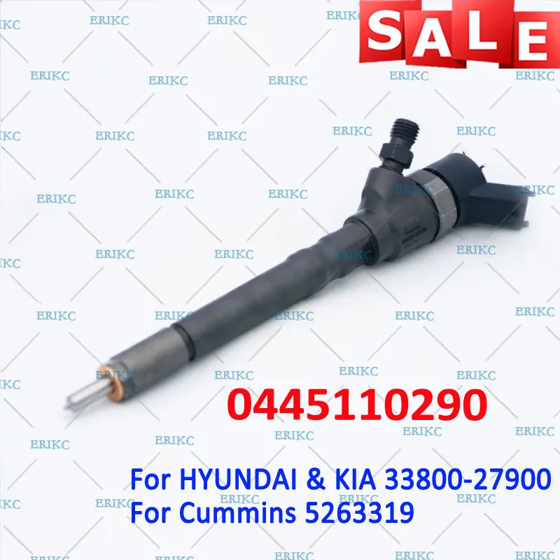 

ERIKC 33800-27900 Genuine Common Rail Injector 0445110290 (0445 110 290) Fuel Injection 0 445 110 290 for HYUNDAI 2.0 CRDi KIA