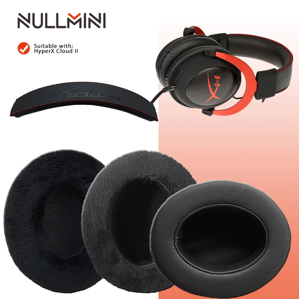 NullMini Сменные накладки для наушников HyperX Cloud II повязка на голову утолщенная