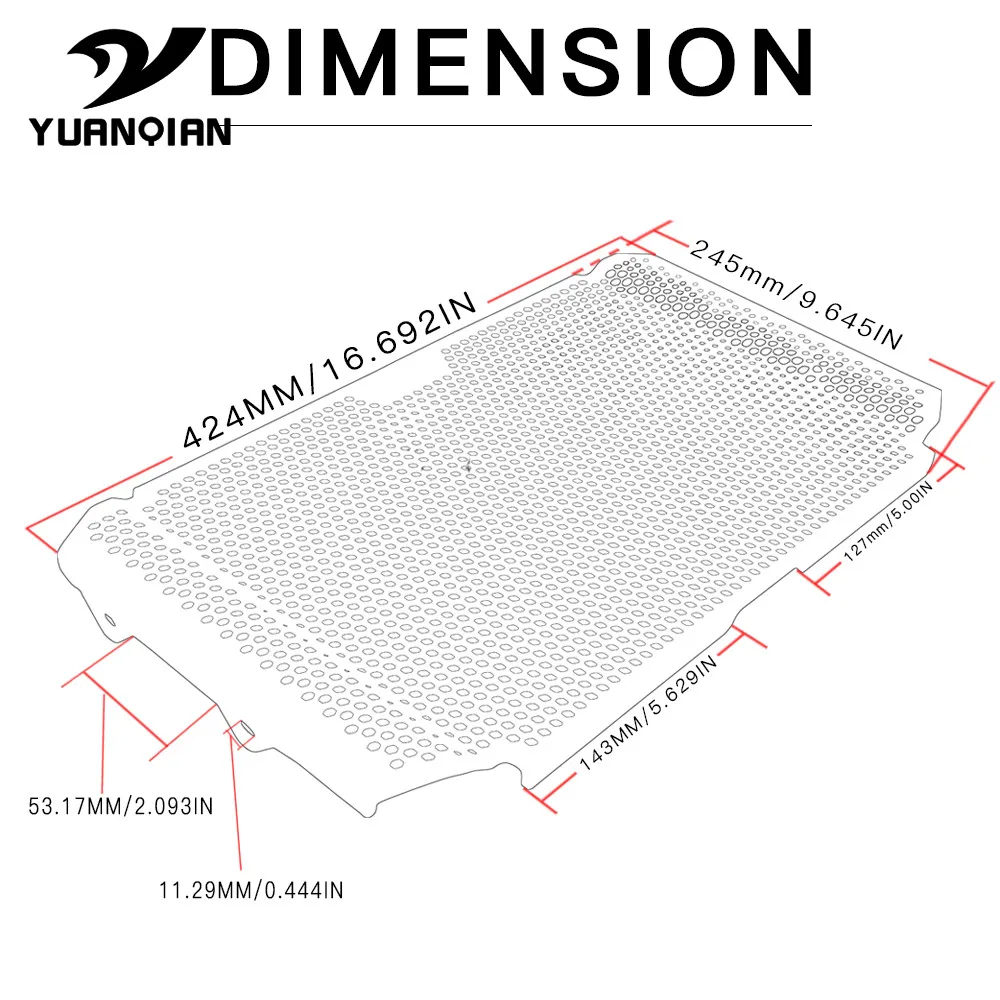 Мотоциклетная решетка радиатора защитная решетка для гриля Защитная крышка для yamaha Tracer 900 GT xsr 900 FZ-09 SP