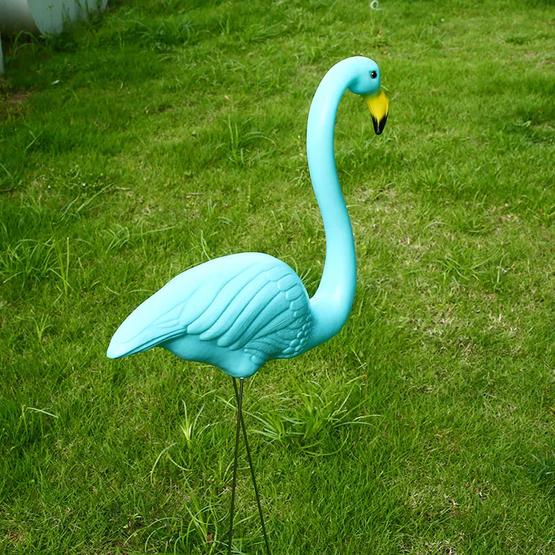 

Flamingo Ornament Plastic Artificial Flamingo Lawn Decoration Flamingo Figurines Arts Wedding Balcony Garden Ornaments Yard