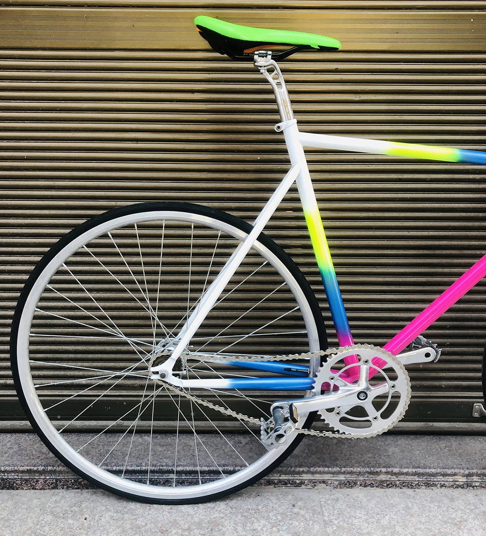 700C Fixie bike Track Single speed Bike 57cm fixed gear bike 4130 Chrome-molybdenum Steel vintage bike frame