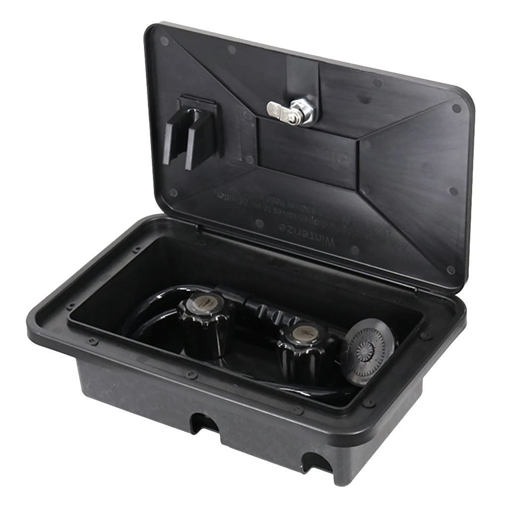RV Exterior Shower Box Kit Boat Marine Camper Motorhome Caravan Accessories