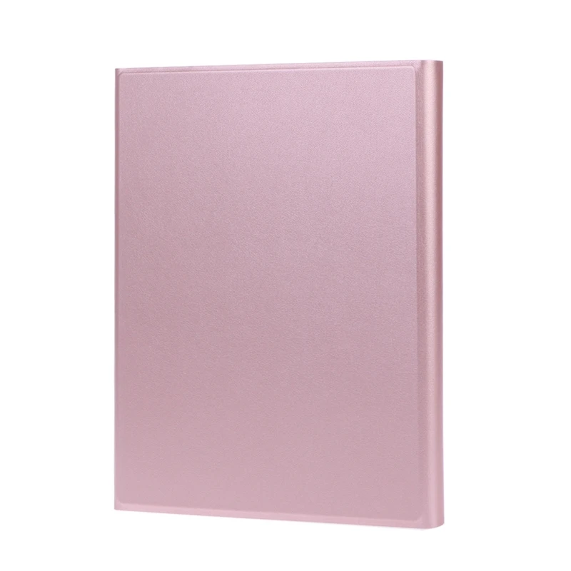 Съемная Bluetooth клавиатура Folio Stand Обложка карандаш держатель для iPad 9,7 - Цвет: Rose Gold