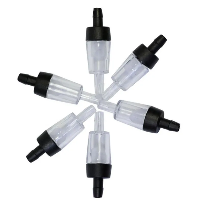 5pcs Aquarium Air Pump Check Valve Fish Tank 5 pc One Way Non-Return Check Valve Aquarium Co2 System Air Pump