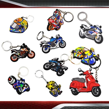 

Recrist Motorcycle Model SOFT RUBBER KEYCHAIN KEYRING Motorcycle Accessories Rubber Keychain Keyfob gift