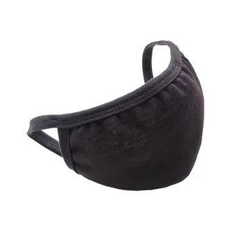 

Anti-dust Black Reusable Facemask Mouth Face Cover Filters Unisex Cotton Anime Earloop Safe Topmask For Cycling Camp mascarillas