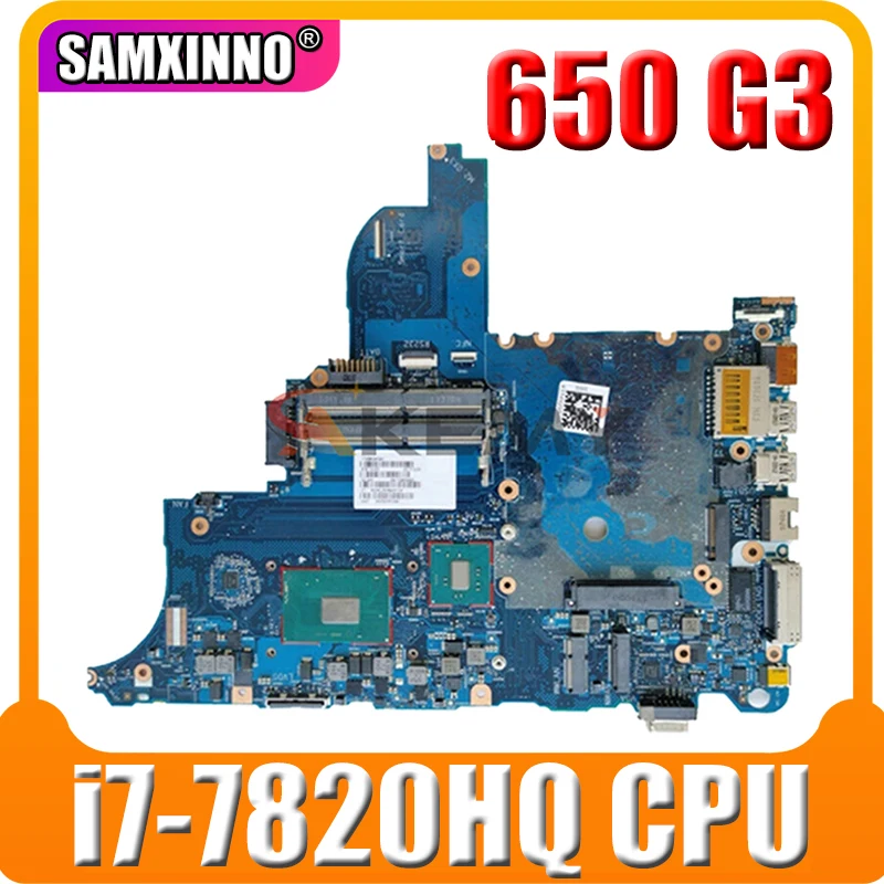 Для HP PROBOOK 650 G3 материнская плата портативного компьютера с SR32N i7-7820HQ 918110-001 918110-601