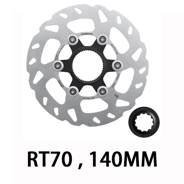 RT70 140mm 105 SLX M7000 серия SM-RT70 Центральный замок ротор дисковый тормоз ротор Центральный замок 140 мм 160 мм ледовые технологии металлическая смола - Цвет: RT70 140mm