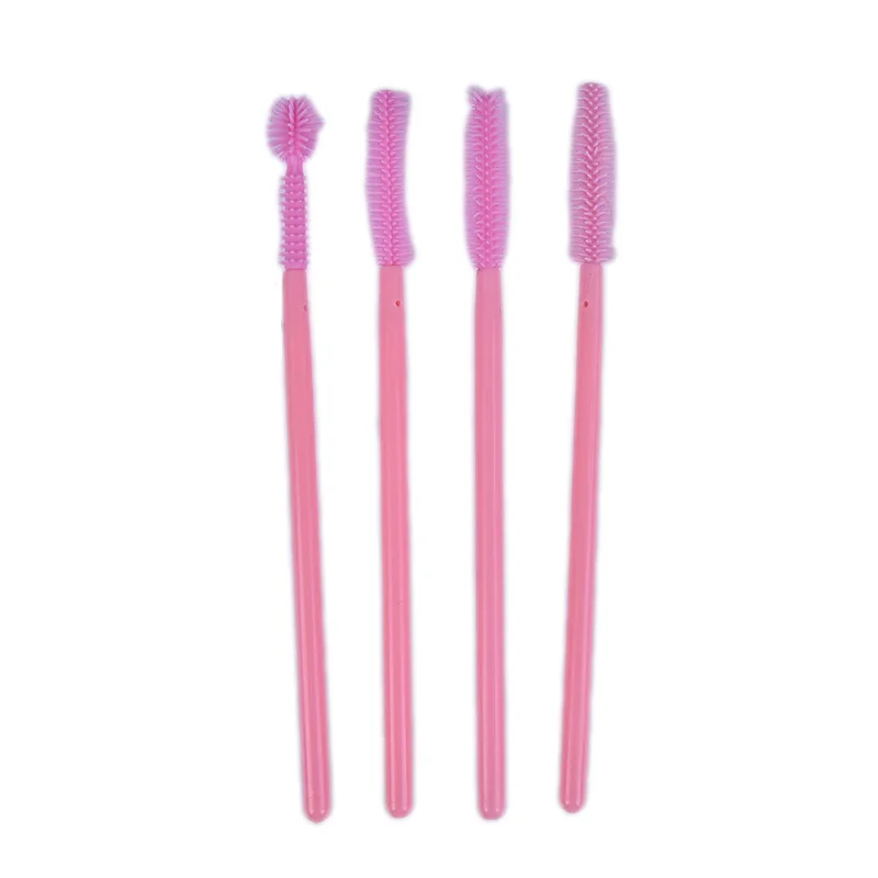 10pcs Silicone Makeup Eyelash Brush Comb Mascara Wands Eye Lashes Extension Tool Eyebrow Brush Make Up Tools