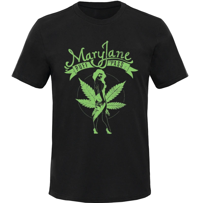 Tricou_Mary_Jane_2920 Tees On Sale Crewneck Printed On Short Sleeve 100% Cotton Mens T Shirts Summer Tops T Shirt Tricou_Mary_Jane_2920 black