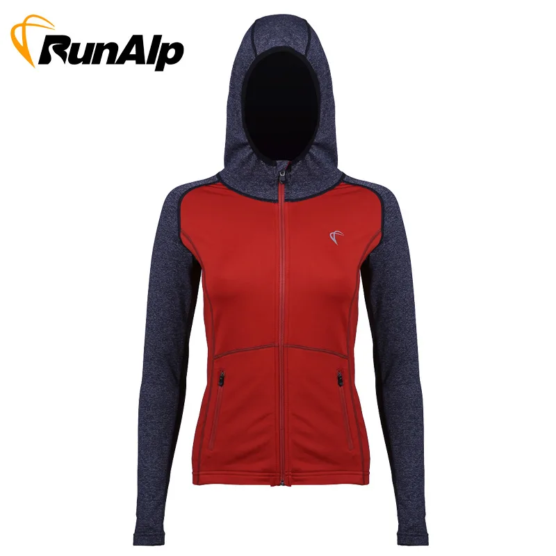 

Road Dunlap Autumn & Winter Yoga Clothes Coat Women's Slimming Quick-Dry Tops Industry Running Sports Casual Coat Hooded