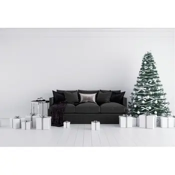 

Christmas Decor Backdrop Christmas Tree Gift Box Sofa Backdrop New Year Xmas Party Decoration Newborn Portrait Photo Booth Props
