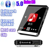 Original RUIZU M5 Esporte Bluetooth MP3 Player 8gb Clipe Mini Full touch screen Apoio FM, Gravação, E-Book, Relógio, Hodômetro