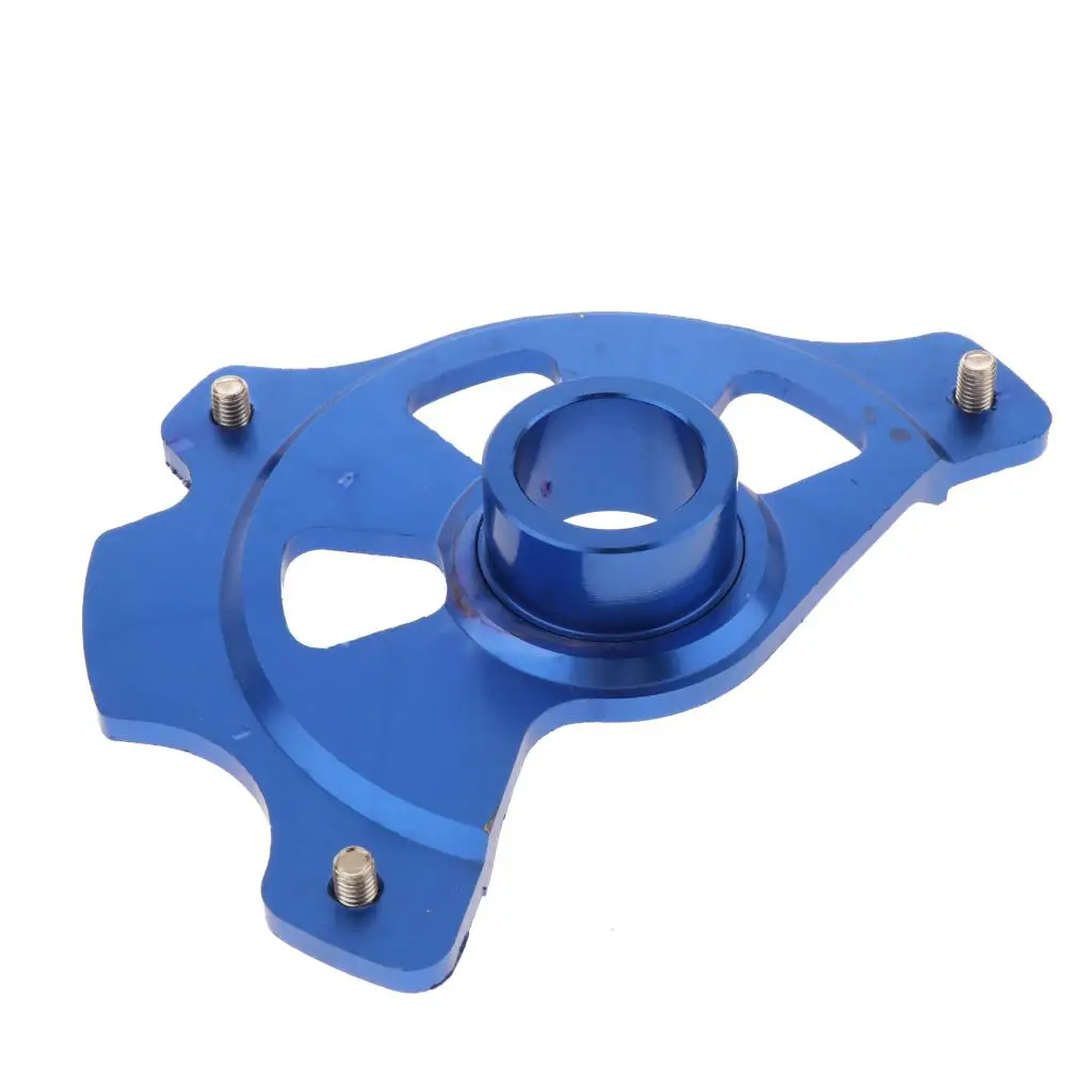 Motorcycle Front Brake Disc Rotor Cover with Screws Blue Brake Protector for Yamaha YZ125X 2016