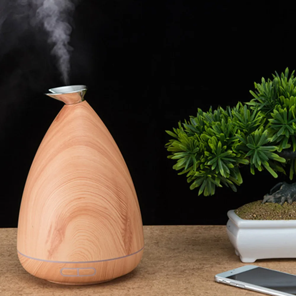 Wood Grain Air Aromatherapy Essential Oil Diffuser Aroma Humidifier Purifier Aromatherapy cool mist maker for home