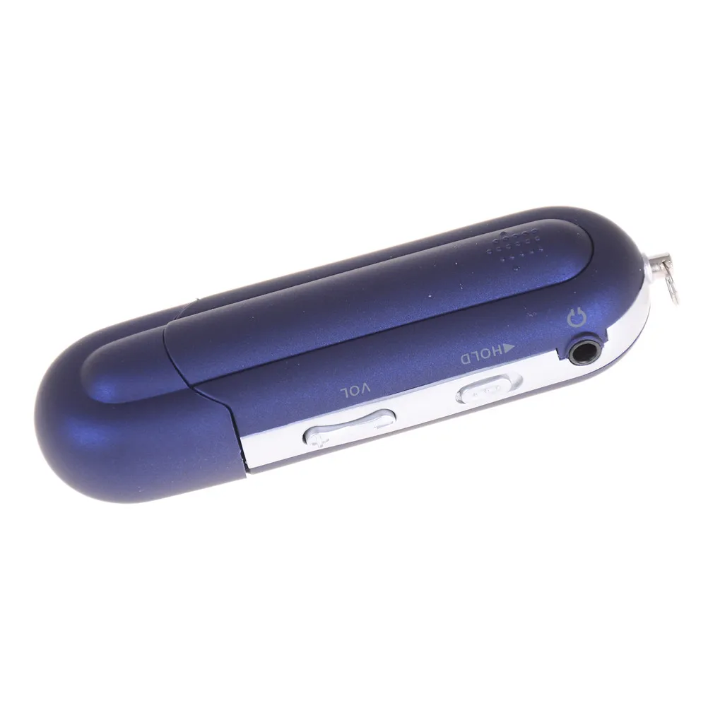 Горячий USB цифровой MP3-плеер светодиодный экран FM радио Поддержка TF карты максимальная емкость 32 Гб со встроенным 3,5 мм аудио выход Jack