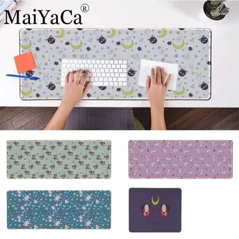 

MaiYaCa Your Own Mats Anime moon cat Gamer Speed Mice Retail Small Rubber Mousepad gaming mouse pad free mouse pad