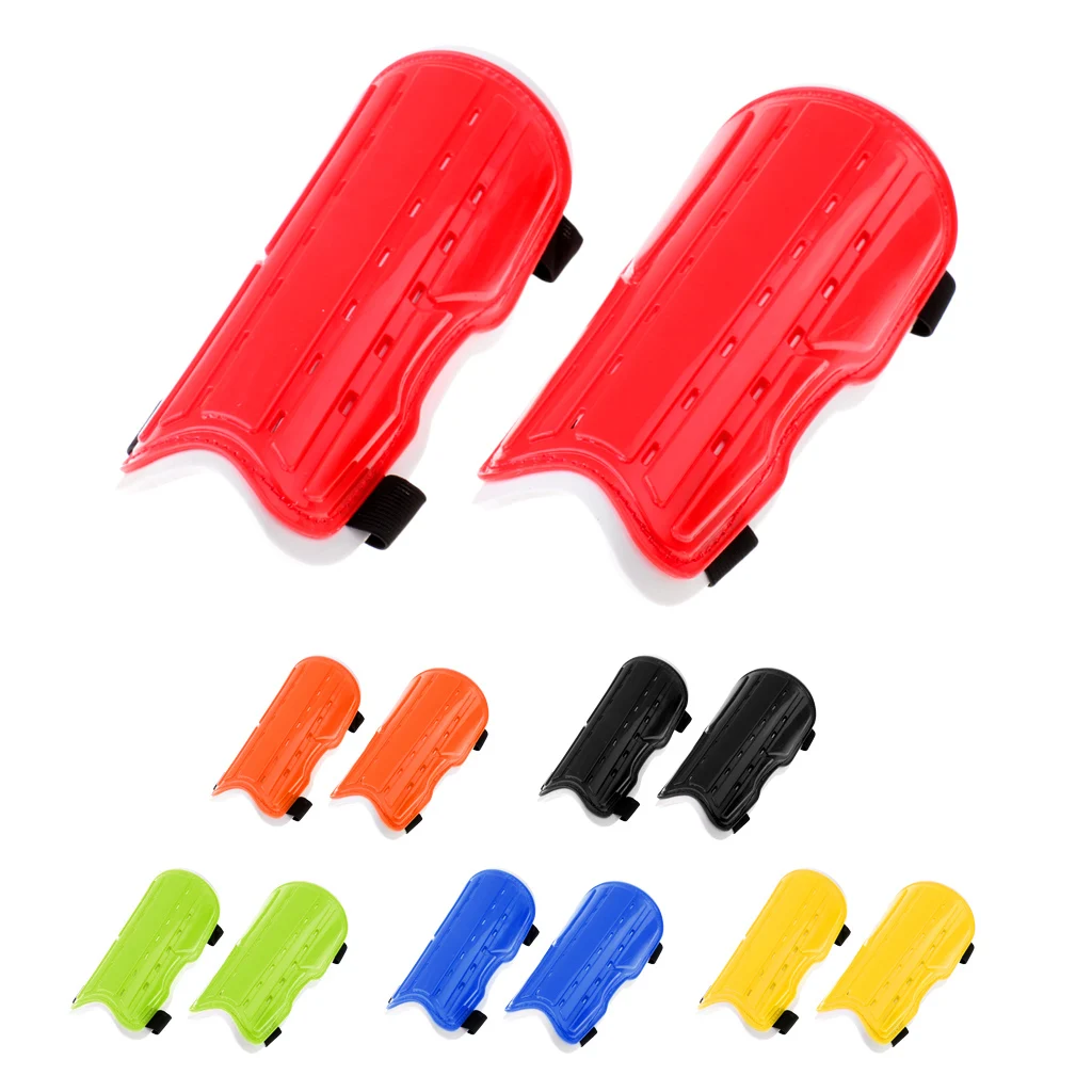 1 Pair Soccer Shin Guard Unisex Adults Kids Football Sports Leg Support Protector Shield Pads - Choose Colors & Sizes