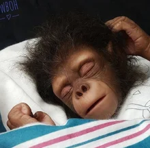 ערכת דה muñecas reborn קוף orangutanes realista ארטיסטה hecho חטא paitar piezas דה muñeca en blanco(China)