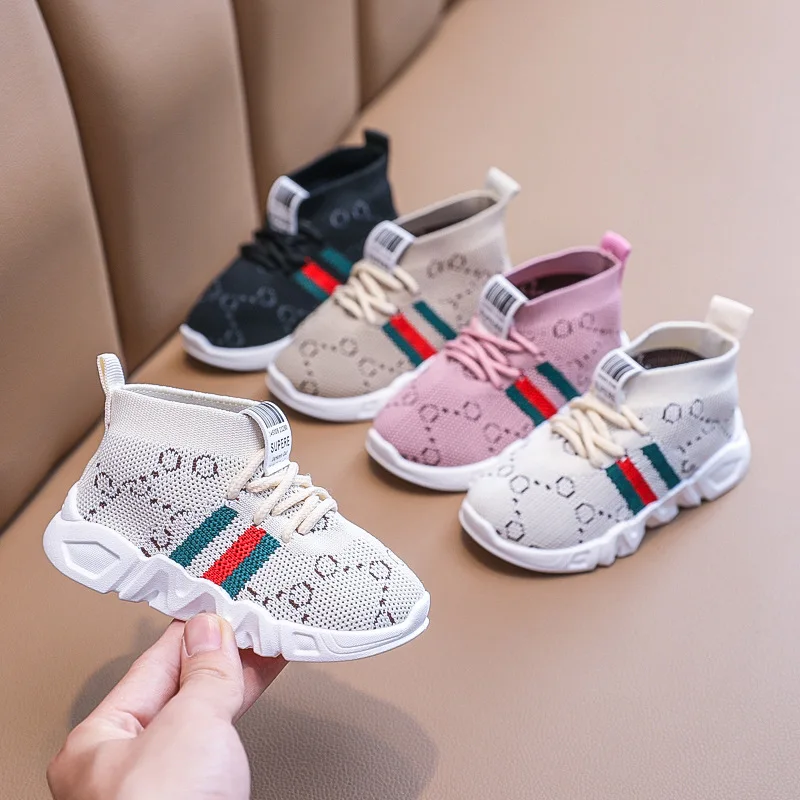 2022 European Solid High Quality Fashion Kids Boots Court Sports Comfortable Girls Boys Shoes Leisure School Children Sneakers | Детская