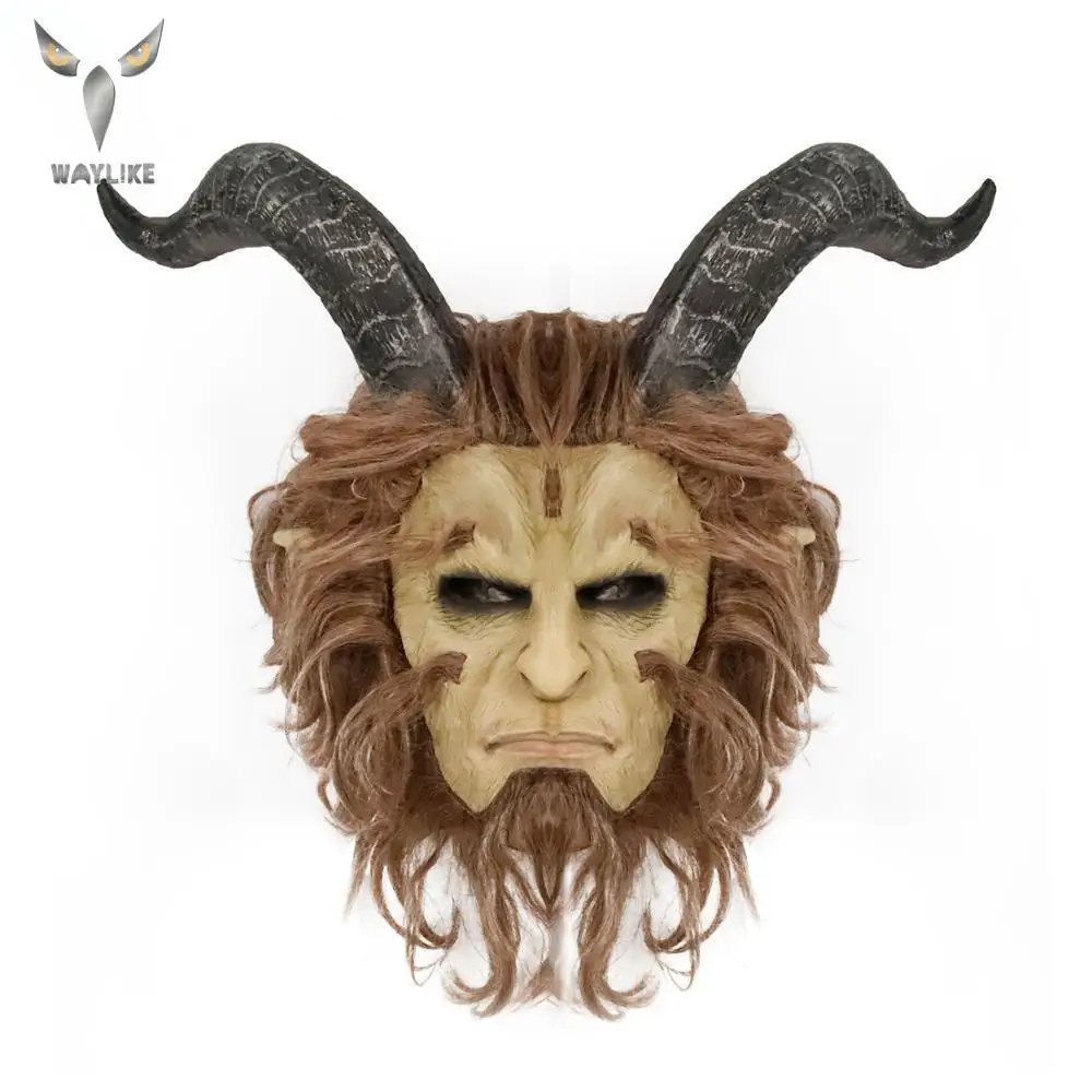 Waylike Хэллоуин Красота и с рисунком из мультфильма Красавица Чудовище Косплэй