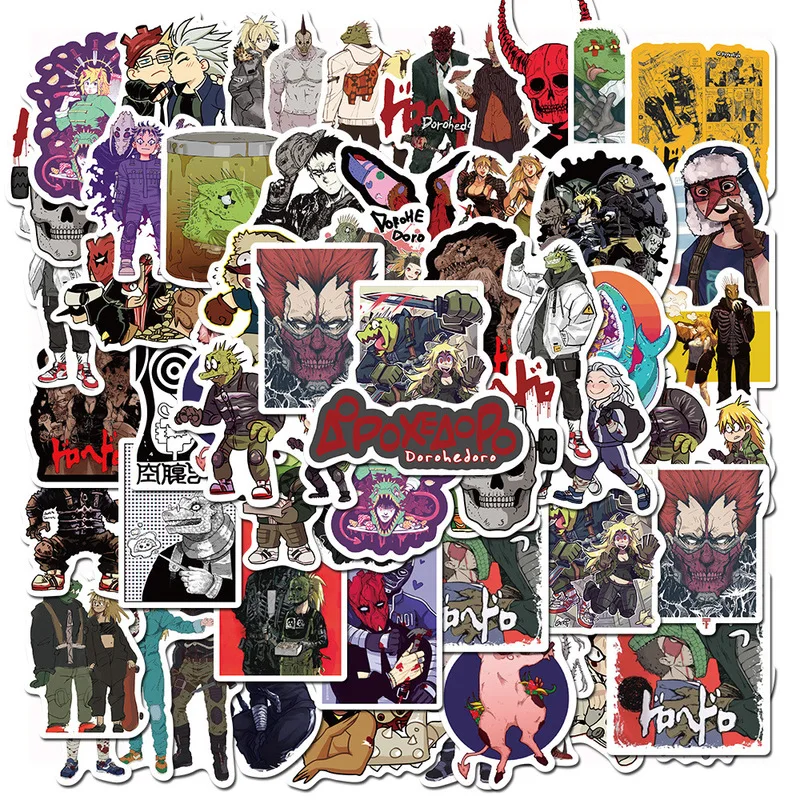 10/50 шт. Японские Аниме Dorohedoro наклейки DIY для багажа скейтборда ноутбука телефона