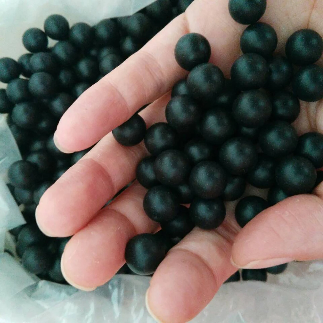 10/20/50/100Pcs Black Solid PP Ball Bead Diameter 10mm Plastic Polypropylene Smooth Ball Sealing Balls