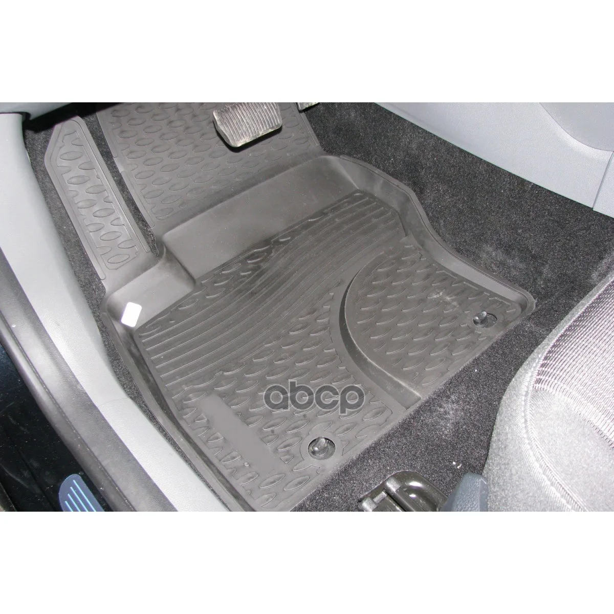 Комплект Резиновых Автомобильных Ковриков В Салон Ford Focus 3, 04/2011- 4 Шт.(Полиуретан) ELEMENT арт. CARFRD00001H
