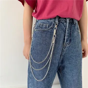 

3Pcs 14" Keychain with Both Ends Lobster Clasps for Keys Wallet Jeans Pants Belt Loop Purse Hand Jewelry