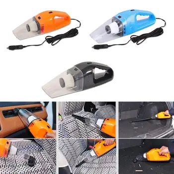

Portable 120W 12V Car Vacuum Cleaner Handheld Mini Vacuum Cleaner Super Suction 5m Cable Wet And Dry Dual Use