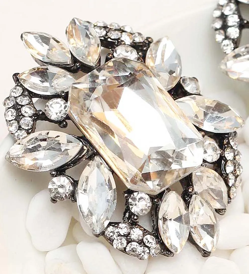 Женские металлические серьги гвоздики с кристаллами|earrings new arrival|earrings fashionwomen fashion