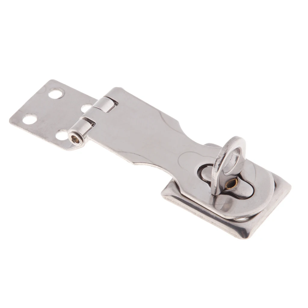 

Boat Swivel Eye Locking Hasp Latch Lock Marine-Grade Stainless Steel