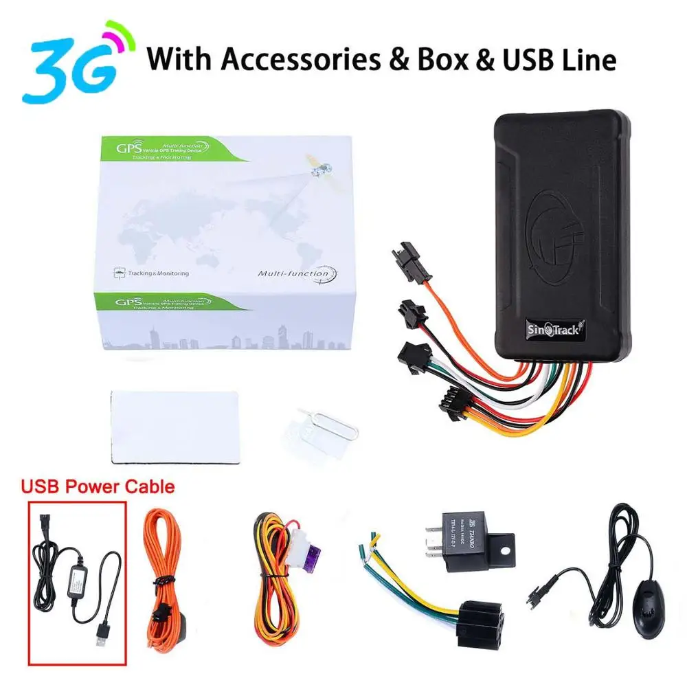 3G Version Box Line Новейший ST-906 gps-трекер GPRS SMS устройство отслеживания GMS gps Автомобиль Мотоцикл Скутер локатор пульт дистанционного управления с программным обеспечением - Цвет: 3G Version Box Line