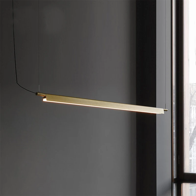 Linear LED anhänger lampe licht designer suspension hängen schnur licht gold/schwarz bar büro esstisch LED hängen lampe licht Linear LED anhänger lampe licht designer suspension hängen schnur licht gold/schwarz bar büro esstisch LED hängen lampe licht