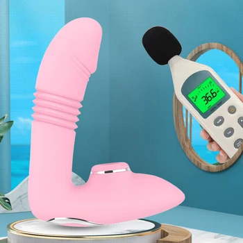 Strap On Thrusting Dildo Vibrators Clitoris Sucker for Women Telescopic Strapless Strap-on Female Oral Sex Stimulator Wearable 4