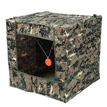 

Foldable Target Box Aim Practice Tool Sling Shot Ammo Recycle Archery Target Case with Silicone Target Buffer Cloth