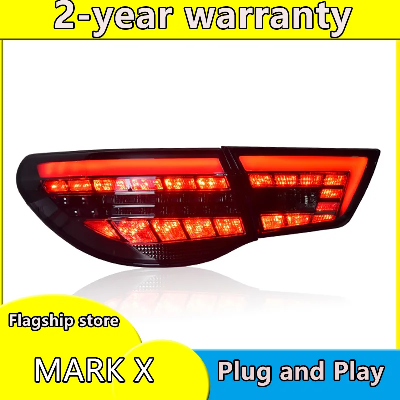 Автомобильный Стайлинг задний фонарь для Toyota Reiz Mark X светодиодный s 2010 2011 2012 ДХО +