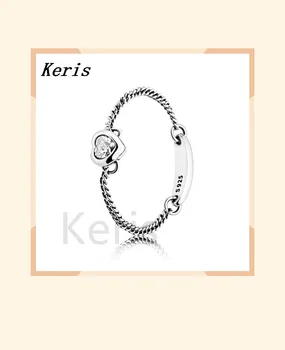 

100% 925 silver sterling 1:1 authentic classic 197191cz spirited heart fretting jewellery ring free