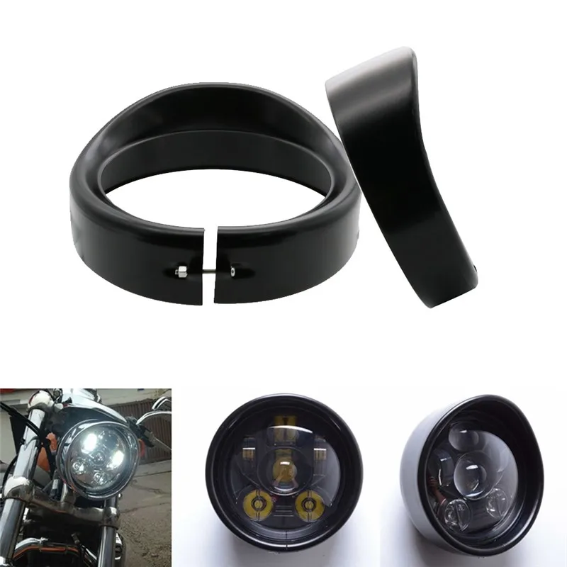 1 шт. мотоцикл 5,75 дюймов фары Накладка кольцо для Harley XL883, XL883L, XL883N, XL883R, XL1200L