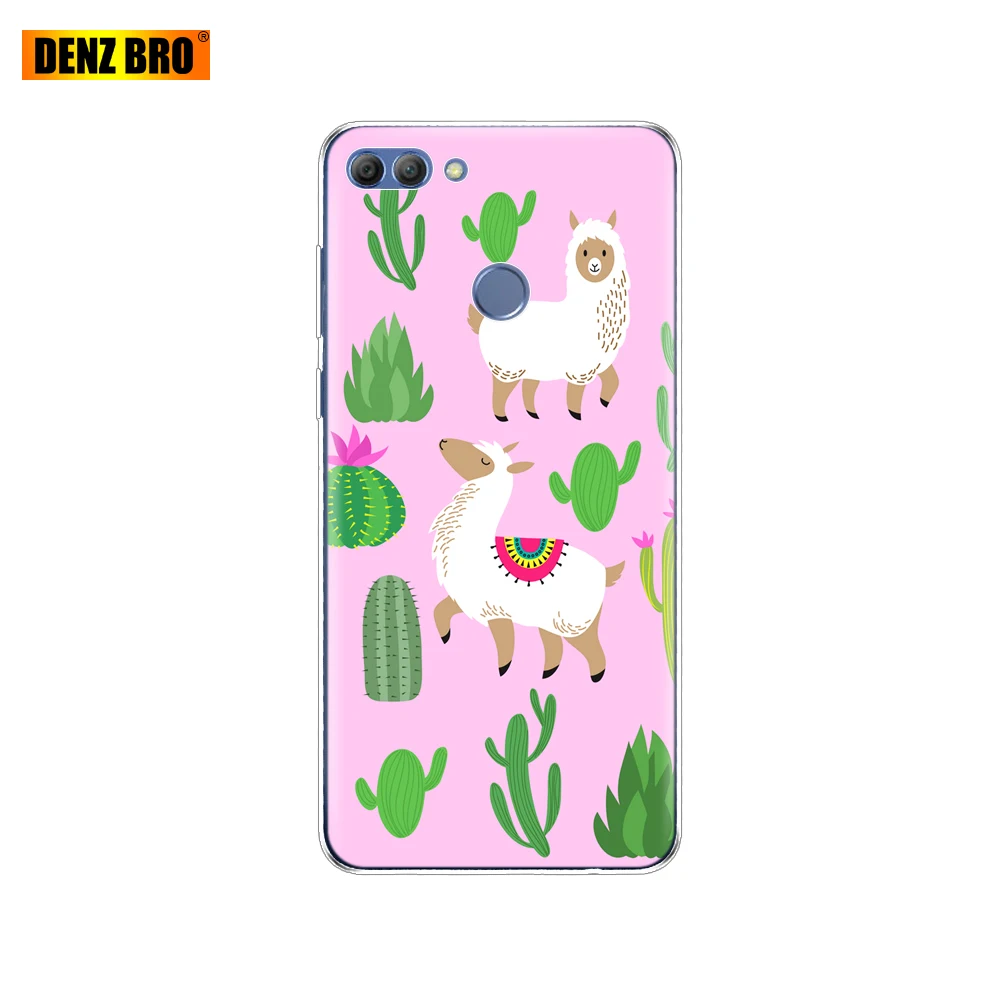 61927 Чехол для huawei P smart Enjoy 7 S, мягкий силиконовый чехол для телефона из ТПУ с полной защитой, прозрачный чехол-бампер - Цвет: 61927