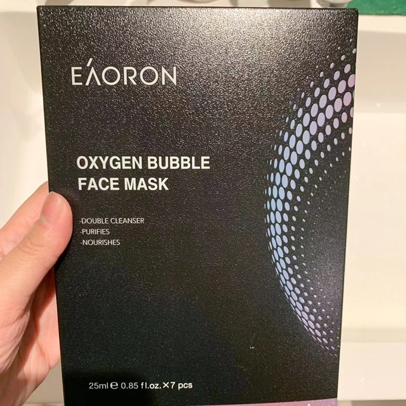 Австралия Eaoron кислородная пузырьковая маска для лица 25 мл* 7 шт. очищающее масло грязевые примеси гладкая укрепляющая питательная
