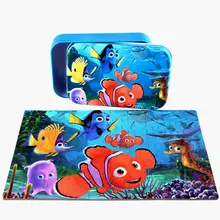 Детские Мультяшные головоломки 60 шт. Олова коробка головоломка фильм и телевидение мультфильм головоломки Дети Эрл деревянные игрушки